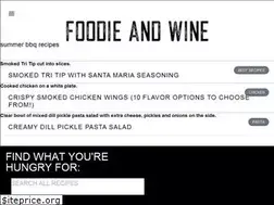 Sites similar to foodieandwine.com
