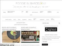 Sites similar to foodieinbarcelona.com