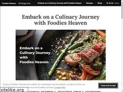 Sites similar to foodiesheaven.com