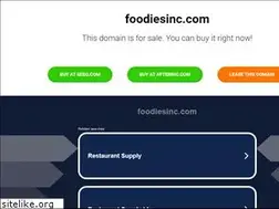 Sites similar to foodiesinc.com