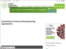 Sites similar to foodindustryexecutive.com