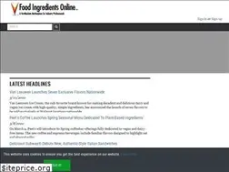 Sites similar to foodingredientsonline.com