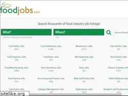 Sites similar to foodjobs.com
