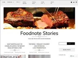 Sites similar to foodnotestories.com