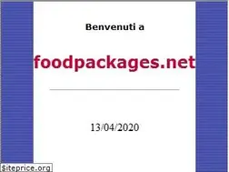 Sites similar to foodpackages.net