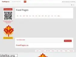 Sites similar to foodpages.ca