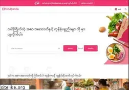 Sites similar to foodpanda.com.mm