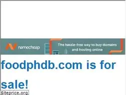Sites similar to foodphdb.com