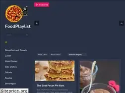 Sites similar to foodplaylist.com