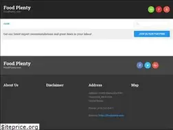 Sites similar to foodplenty.com