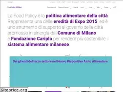 Sites similar to foodpolicymilano.org