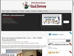 Sites similar to foodpromotionsreview.blogspot.com