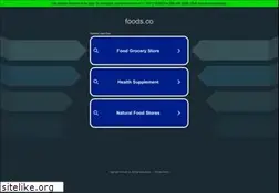 Sites similar to foods.co