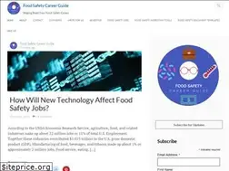 Sites similar to foodsafetycareerguide.com