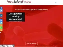 Sites similar to foodsafetyfirst.ca