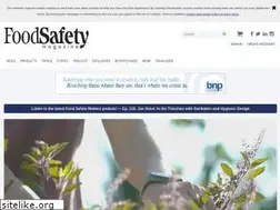 Sites similar to foodsafetymagazine.com