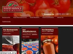Sites similar to foodservicespecialties.com