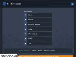 Sites similar to foodseven.com