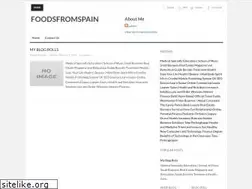Sites similar to foodsfromspain.blogspot.com