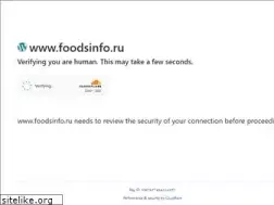 Sites similar to foodsinfo.ru
