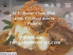 Sites similar to foodsofvail.com