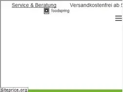 Sites similar to foodspring.de
