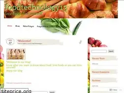 Sites similar to foodtechnology13.wordpress.com