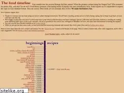 Sites similar to foodtimeline.org