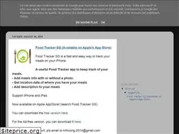 Sites similar to foodtrackersg.blogspot.sg