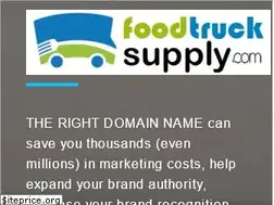 Sites similar to foodtrucksupply.com
