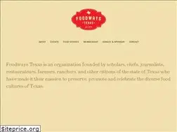 Sites similar to foodwaystexas.org
