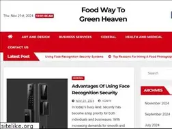 Sites similar to foodwaytogreenheaven.com