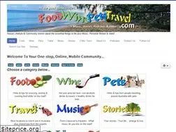 Sites similar to foodwinepetstravel.com