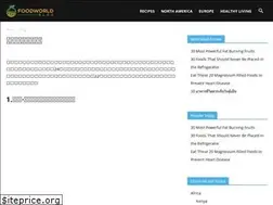 Sites similar to foodworldblog.com