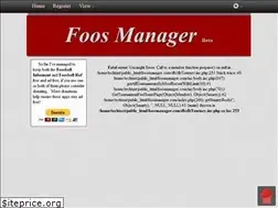 Sites similar to foosmanager.com