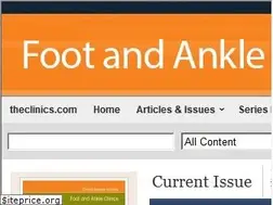 Sites similar to foot.theclinics.com