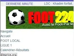 Sites similar to foot224.co
