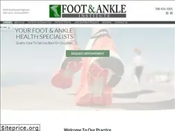 Sites similar to footandankleinstitute.com