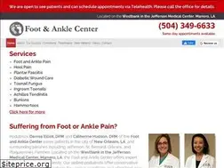 Sites similar to footandanklenola.com