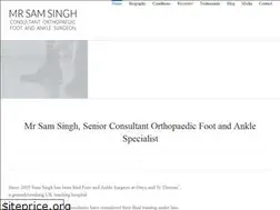 Sites similar to footandanklesurgeon.co.uk