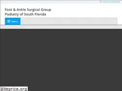 Sites similar to footandanklesurgicalgroup.com
