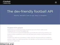 Sites similar to football-data.org
