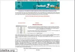 Sites similar to football2win.co.uk