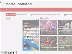 Sites similar to footballandfutbol.com