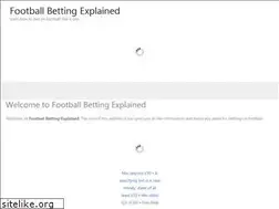 Sites similar to footballbettingexplained.co.uk