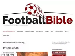 Sites similar to footballbible.net