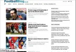 Sites similar to footballblog.co.uk
