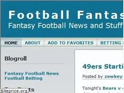Sites similar to footballfantasy.wordpress.com