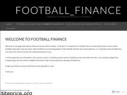 Sites similar to footballfinanceblog.wordpress.com