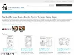 Sites similar to footballgamecard.com